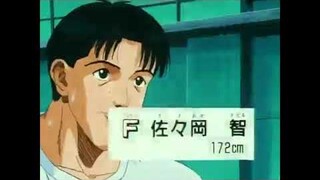 La ALTURA de todos los jugadores de SHOHOKU  ( SLAM DUNK )