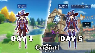 Mình dành ra 5 Ngày Build MONA trong Genshin Impact