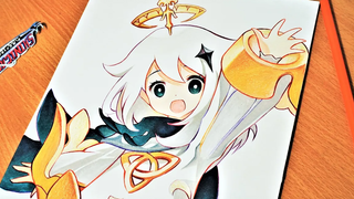 ภาพวาด - เก็นชินอิมแพ็ค (原神) Paimon