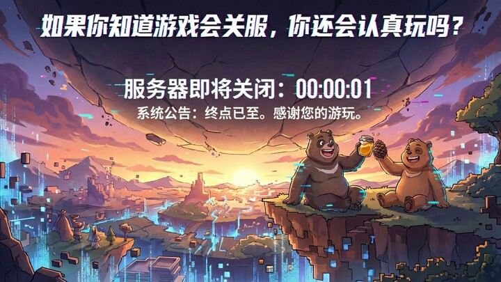 If you knew the game was shutting down, would you still play it seriously?