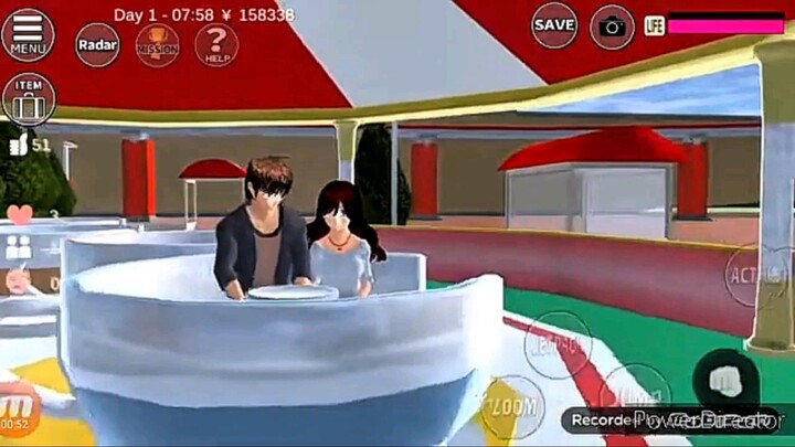 ran ngedate sama pak junta || sakura school simulator