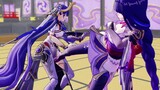 [MMD]Raiden Shogun's violent hand-to-hand fighting|<Genshin Impact>
