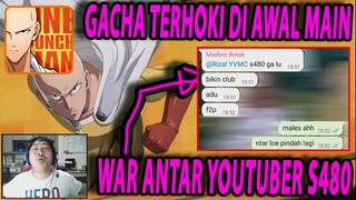 🔥AKHIRNYA DIMULAI WAR YOUTUBER SERVER 480 [THE ANAK IBLIS READY GACHA] - ONE PUNCH MAN The Strongest