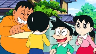 Đôrêmon: Nobita nhìn thấy báo ngày mai nhà hàng xóm bị mất cắp Đi giúp #多拉阿梦#bình luận phim hoạt hìn