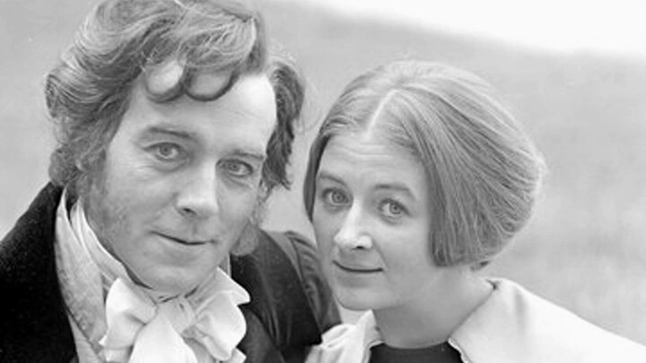 BTS Photos From the Jane Eyre 1973 Set/Michael Jayston (Mr. Rochester) Singing the Corsair Song