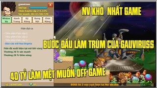 Ngọc Rồng Online -Gauviruss Với Sét Cadic 15%SMTN Đã Bước Tới Tương Lai Vượt Qua NV Khó Nhất Game NR