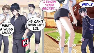 Bullies Thought I'm Weak, But The Hottest Girl In School Knows I'm Really Strong (RomCom Manga Dub)