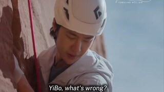 YiBo's 1st time crack climbing!