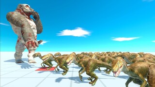 HOW MANY RAPTORS NEED TO TAKE DOWN A GORO