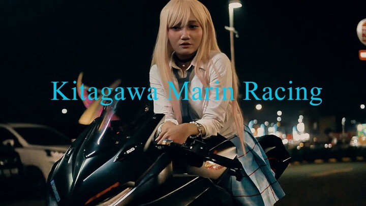 Kitagawa Marin with Motorbike