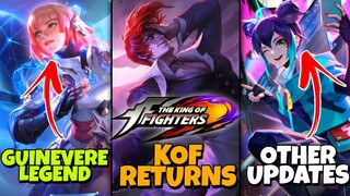 KOF RETURNS 2022 | GUINEVERE LEGEND PSIONIC ORACLE | NEW BRAWL MAP | MLBB |