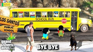 Shinchan Doraemon First Day On School in GTA 5 !