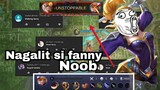Fanny gameplay (epic failed cable😂) Mvp after the match 😱