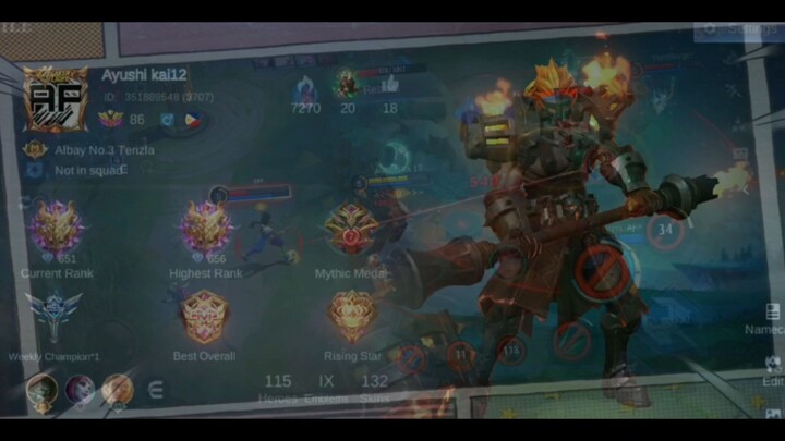 Terizla Gameplay| Mobile Legend