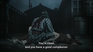 The moment when gyutaro turned evil..