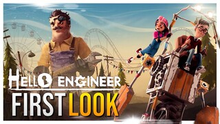 Hello Neighbor Meets Scrap Mechanic In This FIRST LOOK \\ Hello Engineer DEMO