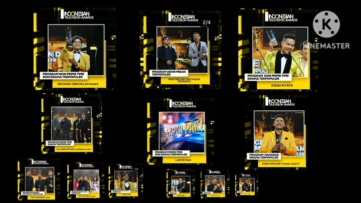 Indonesian Television Awards 2024 RCTI GTV Kartun Indo Id (10 Juli 2024)