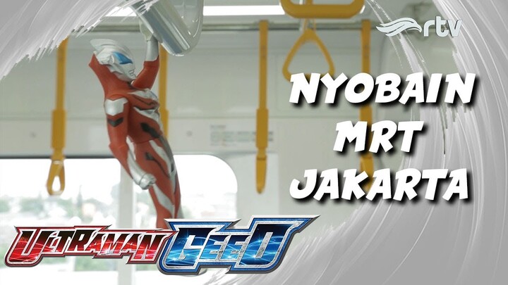 VIRAL!! Ultraman Naik MRT Jakarta