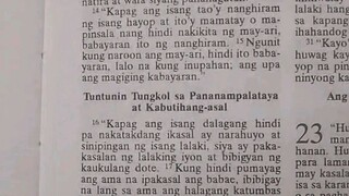 Pang Araw Araw na Talata.               Exodus 22:18