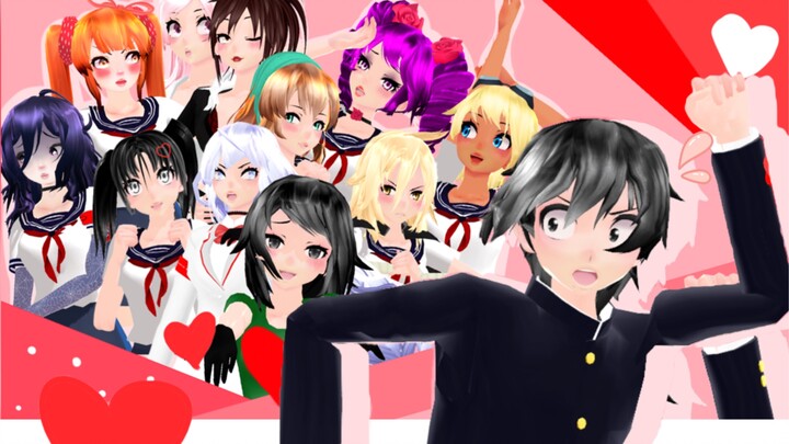 【MMD】هل يتم مطاردتي من قبل العديد من الفتيات في وقت واحد؟