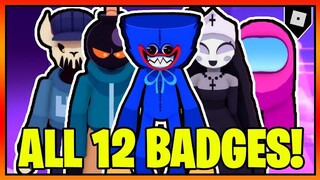 How to get ALL 12 BADGES in FRIDAY NIGHT FUNK ROLEPLAY (FNF) || Roblox