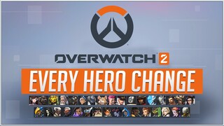 EVERY HERO CHANGE for OVERWATCH 2 BETA 1.0