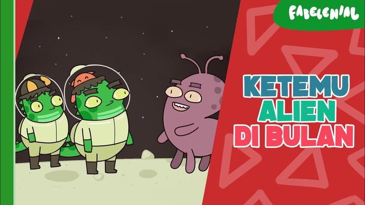 KETEMU ALIEN DI BULAN - Fabelenial (Animasi Fabel Indonesia)