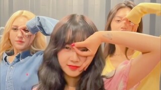 Trong cùng một khung hình! Somi x Youqing x Kim Doyeon cùng nhau nhảy Dumb Dumb!