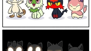 猫咪的眼睛也有千奇百怪的呢！｜宝可梦冷笑话03
