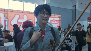 [vlog การแสดงในงาน Comic Con] โคเซย์ อาริมะ เรียนไวโอลินและแสดงในงานประชุมการ์ตูน (ตอนที่ 1)