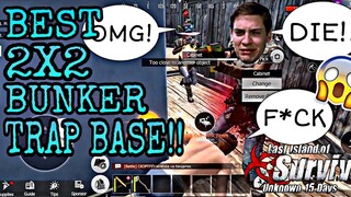 BEST 2X2 BUNKER TRAP BASE - LAST DAY RULES SURVIVAL | LAST ISLAND OF SURVIVAL