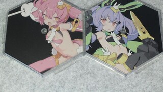 Simply use the model packaging box cover to make the model display base