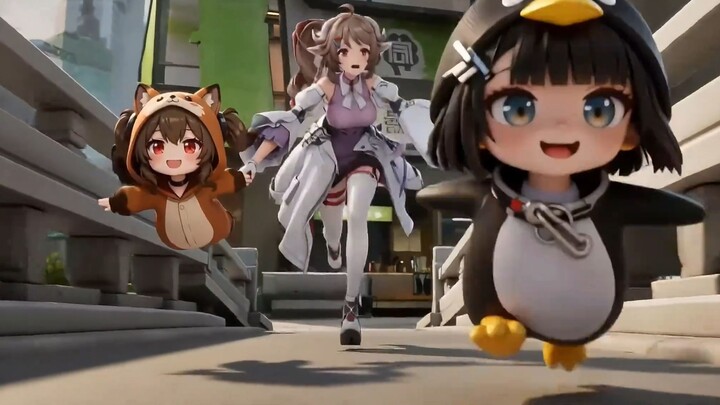 Little Penguin Wants to Drink Bamboo Sap Milk Tea ~ [Endland Kindergarten]