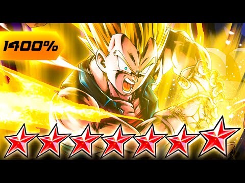 (Dragon Ball Legends) ZENKAI 7, 1400%, 14 STAR YEL GT VEGETA! YET ANOTHER BUFF FOR SSJ4 GOGETA!