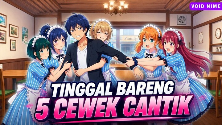 Kalau Tinggal Serumah Sama Cewek Cantik, Jadinya Kayak Gini...  4 Anime Romanc