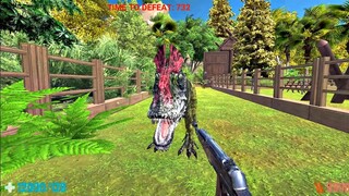 Carnivore Dinosaurs Hunting Me in Jurassic Park. Animal Revolt Battle Simulator