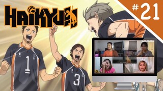 Reaction! Haikyuu!! คู่ตบฟ้าประทาน SS1 EP.21 | Officer Reaction