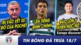 TIN BÓNG ĐÁ TRƯA 18/7: Tân HLV thừa nhận BẤT LỰC với BỘ 3 PSG? CR7 đính chính TIN ĐỒN về tương lai