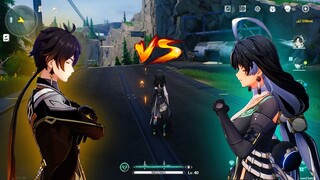 Genshin Impact Shield vs Wuthering Waves Shield! Gameplay Comparison