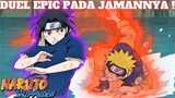 Naruto 1 Tail VS Sasuke Cursed Mark Full Battle !