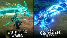 Perbandingan gameplay Wuthering Waves Vs Genshin Impact.