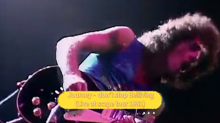 𝗝𝗢𝗨𝗥𝗡𝗘𝗬 - 𝗗𝗼𝗻'𝘁 𝗦𝘁𝗼𝗽 𝗕𝗲𝗹𝗶𝗲𝘃𝗶𝗻𝗴(Live at Scape Tour 1981)
