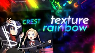 [Tutorial] Texture Rainbow !!! | Alight motion
