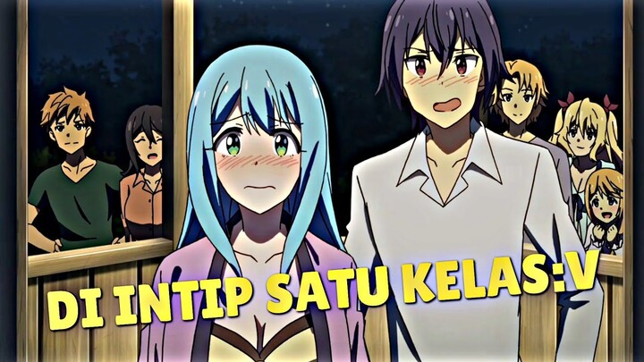 ketika lagi ngungkapin perasaan tapi di intip temen satu kelas...😂