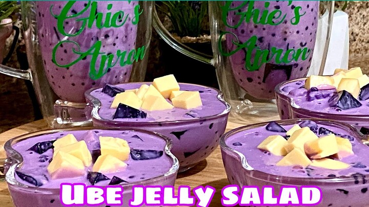 Ube jelly salad | How to make ube jelly salad | Ghie’s Apron