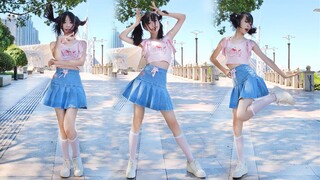 The wind is so strong!! My twin ponytails ran away from home!! ITZY-SNEAKERS cover dance