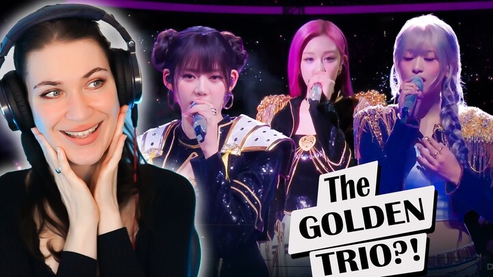 声乐教练反应 VOCAL COACH REACTION to "Golden" by AHYEON 郑雅贤 , PHARITA and RORA of BABYMONSTER on MAMA 2025