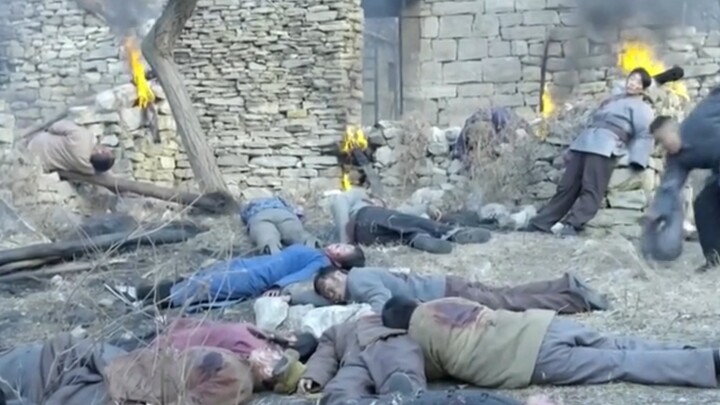 The man survived by playing dead.