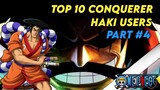 Top 10 Conquerer Haki Users in One Piece Part #4 | Roger and Oden