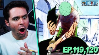 "ZORO GOATED" One Piece Ep.119,120 Live Reaction!